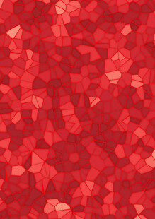 红色多边形拼接纹理背景