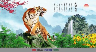 上山虎山水风景