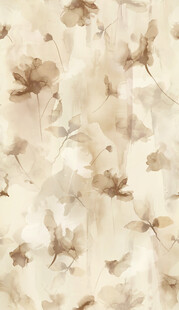 米棕色花卉纹理背景图