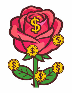 有钱花矢量图
