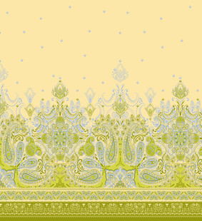 清新花卉边框图案设计