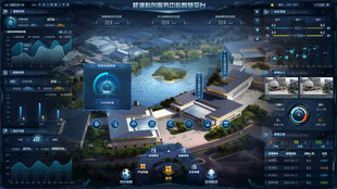 智慧园区可视化场景展示