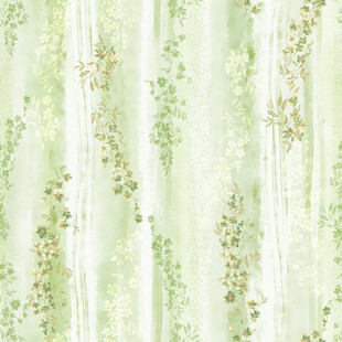 淡绿色植物纹理水彩背景图