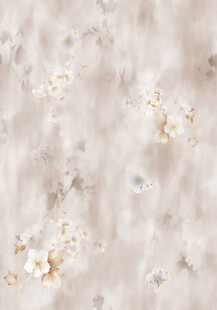 淡雅碎花纹理背景图