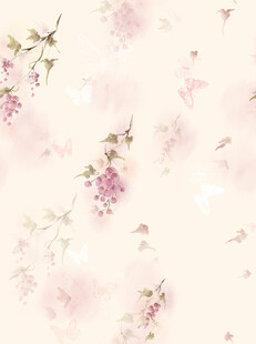 浪漫粉色樱花背景图