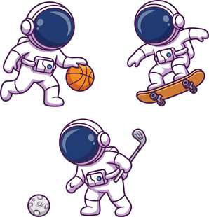 宇航员运动集合