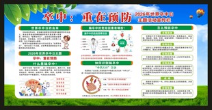 世界卒中日宣传栏