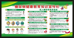 糖尿病日宣传栏