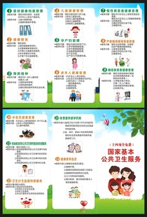 国家基本公共卫生服务三折页