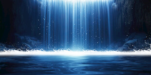 招财生财流水瀑布