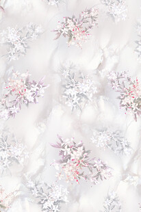 雪花花卉图案布料纹理