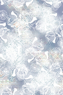 梦幻雪花纹理背景图