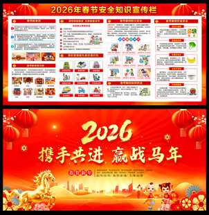 春节安全宣传栏