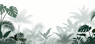 雾气磨砂膜效果绿植贴图