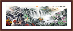 客厅山水装饰画