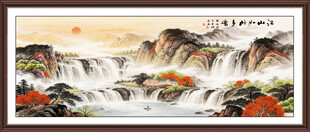 源远流长山水国画