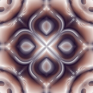 抽象几何对称花纹图案