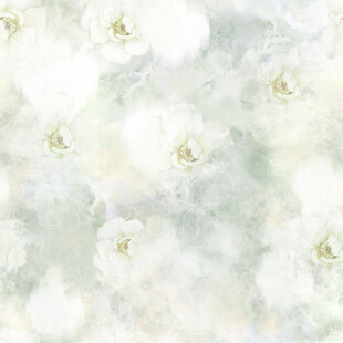 淡雅白色花卉水彩背景图