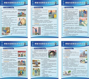 焊接与切割安全应知应会挂图