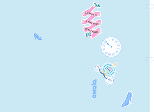 梦幻空中漂浮小物件