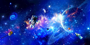宇宙星空宇航员