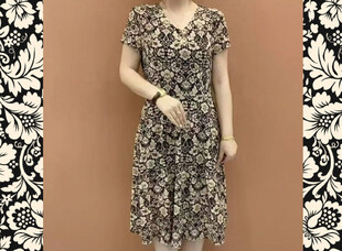 复古黑白花纹图案设计