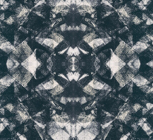 抽象对称花纹图案