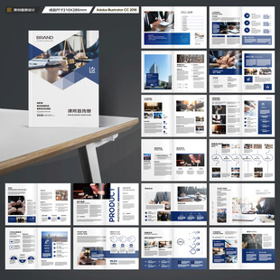 律师事务所画册版式设计