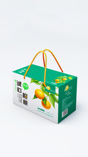 绿色水果手提礼品袋