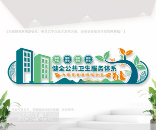 健全公共卫生体系文化墙