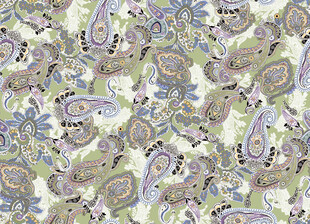 复古佩斯利花纹图案