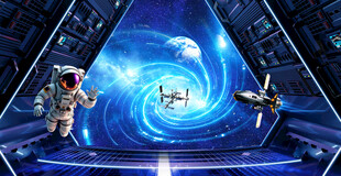 宇宙星空太空舱