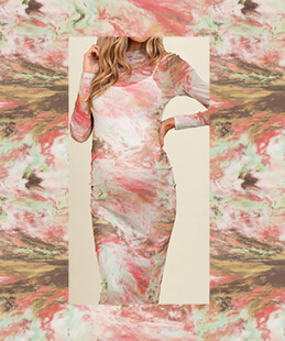 梦幻粉色抽象艺术纹理