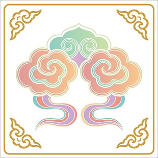 传统中式祥云图案设计