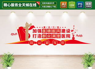 廉洁行医文化墙