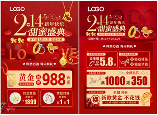 新年情人节 214情人珠宝