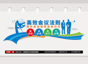 会议法则文化墙