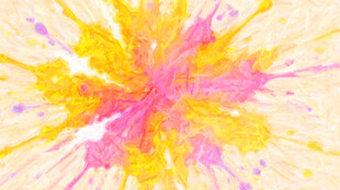 绚丽多彩抽象水彩喷溅