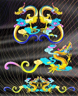 传统中式龙纹图案