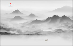 水墨山水画