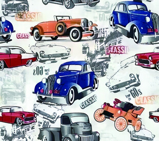 复古汽车图案设计素材