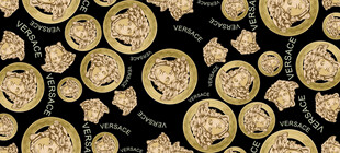 复古金币图案背景纹理