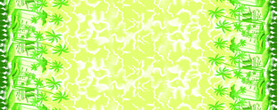 清新绿色花纹背景图案