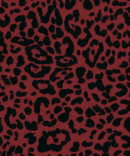 酒红色豹纹图案纹理