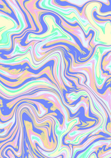 梦幻流体渐变抽象图案