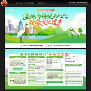 世界湿地日宣传栏