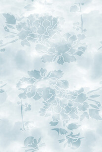 浅蓝色花卉纹理图案