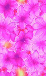 梦幻粉色花卉图案背景