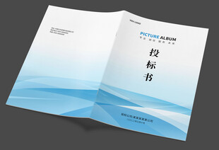 投标书画册封面