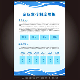 企业制度牌展板